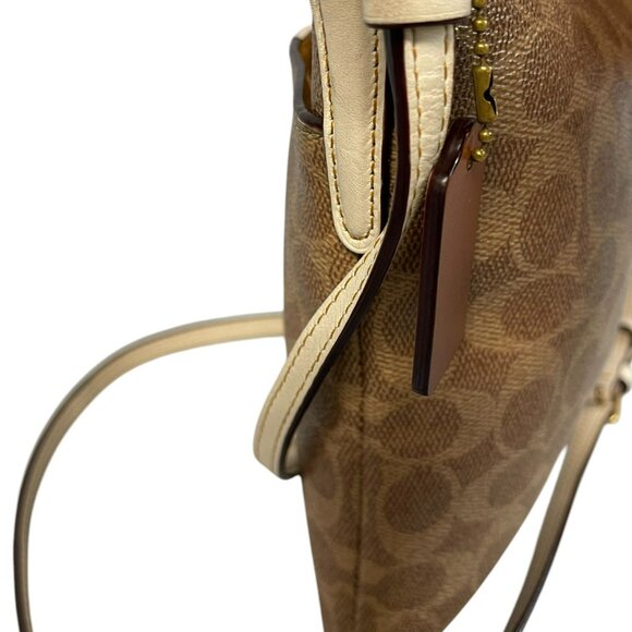 Coach Kitt Messenger Crossbody In Colorblock Signature Canvas - Picture 12 of 12